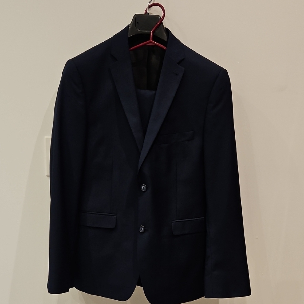 1670 Johnny Slim Fit Men's Suit Navy Blue Pants (32"/30")